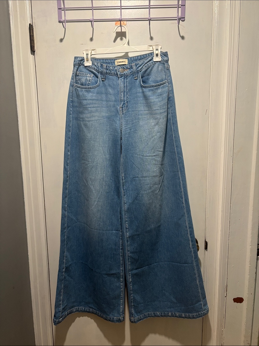 L’AGENCE Quincy wide leg jeans size 26